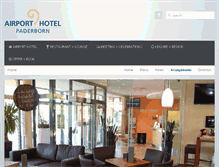 Tablet Screenshot of airporthotel-paderborn.com